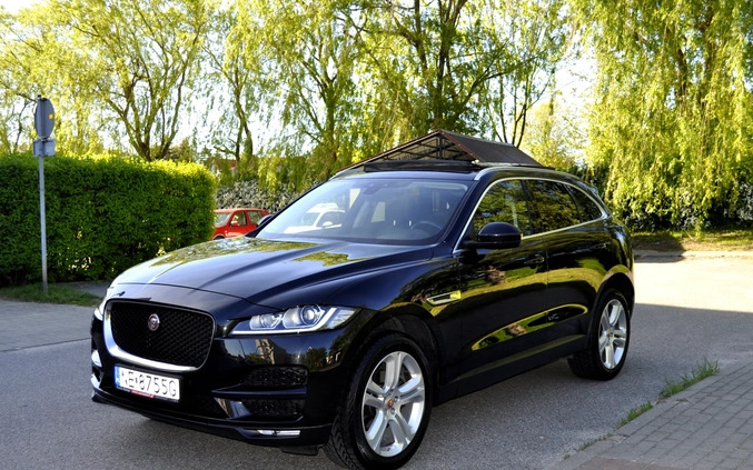 Jaguar F-Pace cena 118000 przebieg: 123000, rok produkcji 2016 z Elbląg małe 781